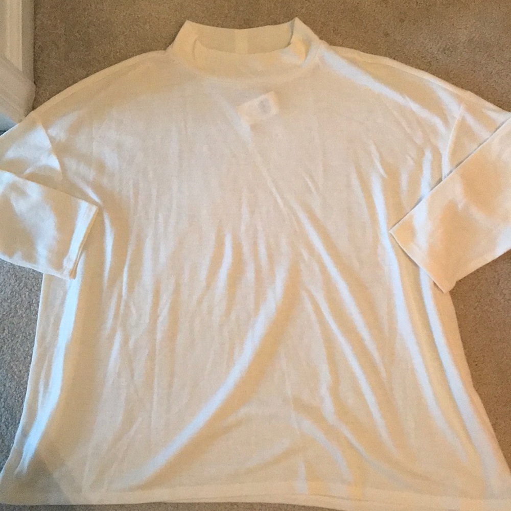 NWT Loft mockneck 3/4 sleeve